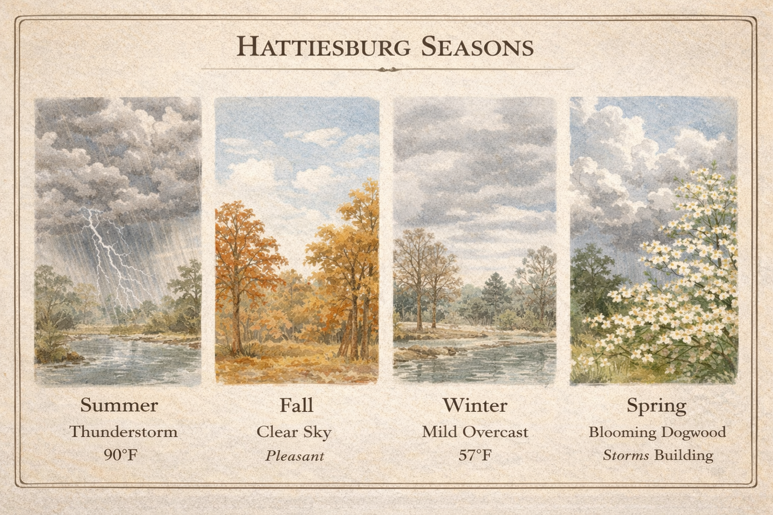 Hattiesburg Seasons