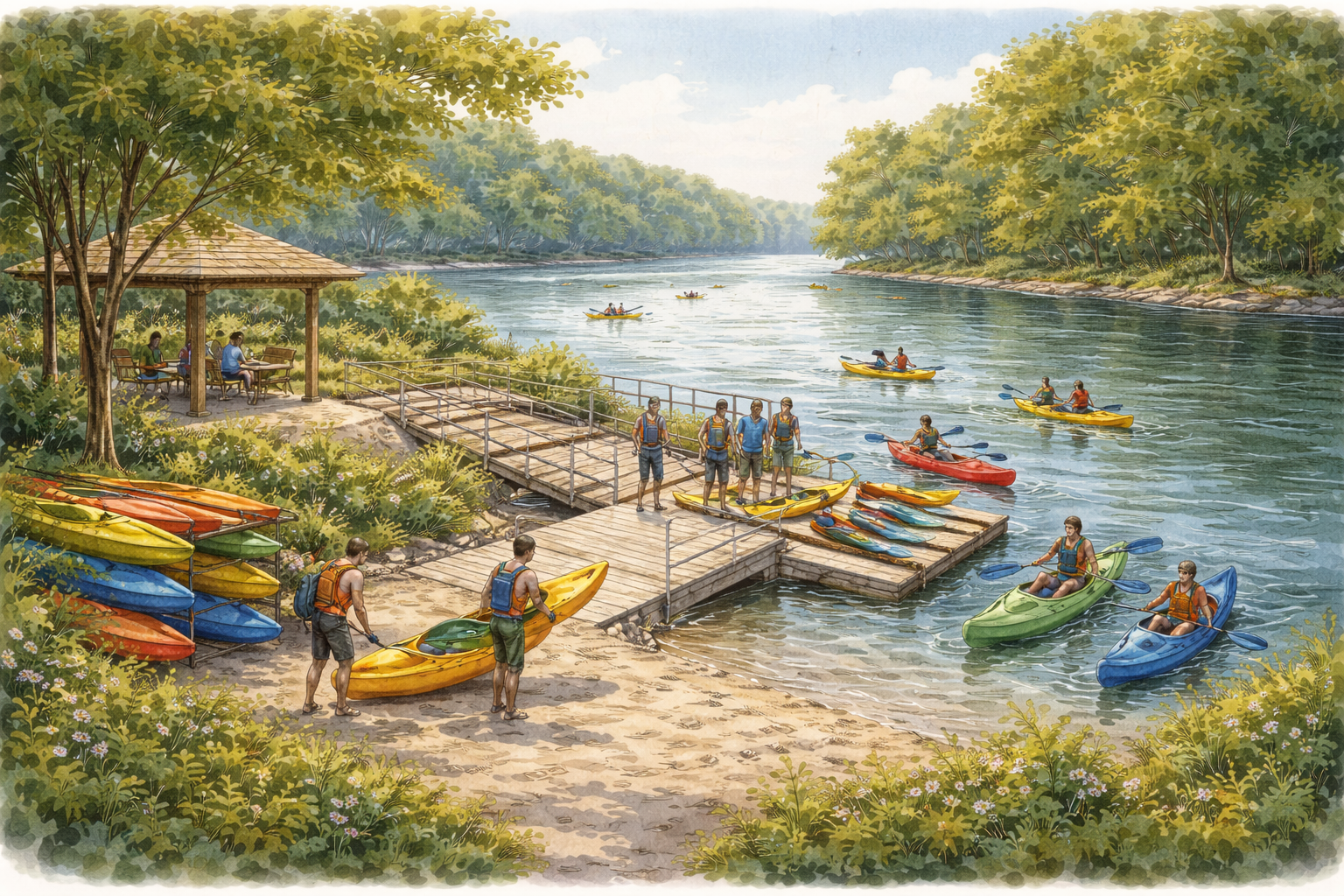 Kayak launch concept