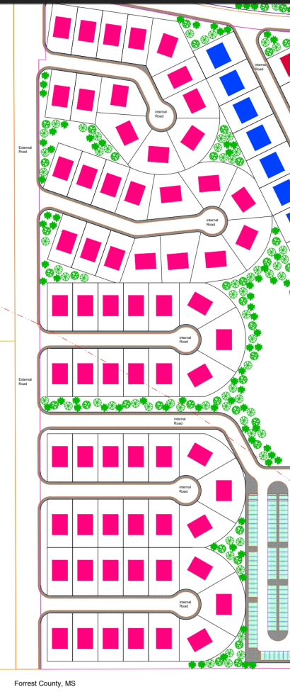 Corridor layout (conceptual cartoon - not engineered drawing)