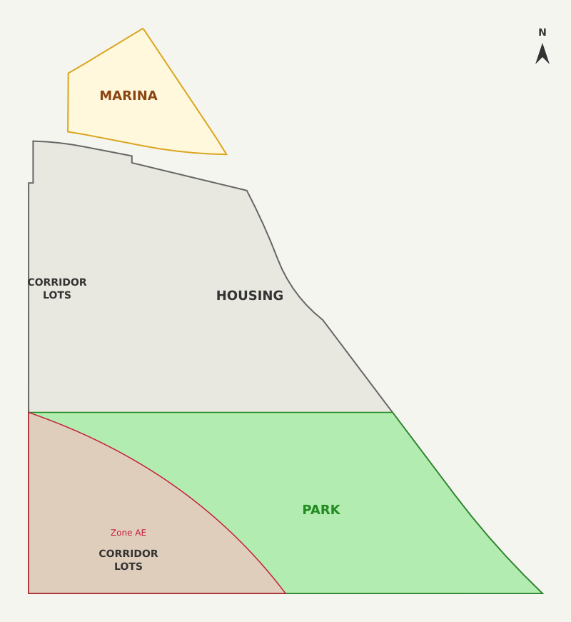 Site plan (conceptual cartoon - not engineered drawing)